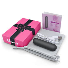 Load image into Gallery viewer, G Spot Bullet Vibrator Nipple Clitorals Stimulator USB Rechargeable for Travel - 10 Modes Portable Waterproof Mini Vaginal Anal Massager Adult Sex Toys for Women(Black)