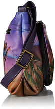 Load image into Gallery viewer, Anna by Anuschka Hand Painted Leather Women's Cross Body Organizer, Serengeti Sunset