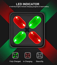 Load image into Gallery viewer, Charger for Rechargeable Xbox One Controller Battery Pack with 4x2550mAh Batteries for Xbox Series X|S/Xbox One, Battery Charger Station for Wireless Xbox One S/Xbox One X/Xbox One Elite Controllers