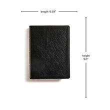 Load image into Gallery viewer, CSB Tony Evans Study Bible, Black Genuine Leather, Indexed, Black Letter, Study Notes and Commentary, Articles, Videos, Ribbon Marker, Sewn Binding, Easy-to-Read Bible Serif Type