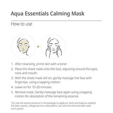 Load image into Gallery viewer, AHC Face Mask Aqua Essentials Hydrating and Claming For Stressed and Tired Skin Calming 100% Cotton Sheet 5 Count(Pack of 1)