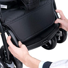 Load image into Gallery viewer, BABY JOY Double Baby Stroller, Foldable Double Seat Tandem Stroller with Adjustable Backrest, Push Handle and Footrest, Lockable Wheels, 5 Points Safety Belts (Black)
