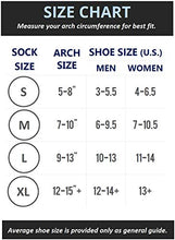 Load image into Gallery viewer, SB SOX Compression Foot Sleeves for Men & Women - BEST Plantar Fasciitis Socks for Plantar Fasciitis Pain Relief, Heel Pain, and Treatment for Everyday Use with Arch Support (Black, Medium)