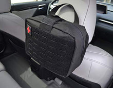 Load image into Gallery viewer, Lightning X Rip-Away Officer's Patrol Tactical Gunshot & Trauma IFAK Kit w/Headrest Mount - Black