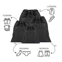 Load image into Gallery viewer, Toiletry Bag for Men - Portable Hanging Dopp Kit, Polyester Travel Organizer with 4 Sizes Shoes Bags for Toiletries Accessories, Black