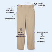 Load image into Gallery viewer, French Toast boys Pull-on Relaxed Fit Pants, Black, 7 US