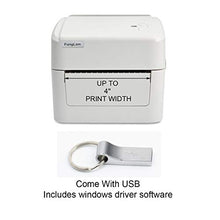 Load image into Gallery viewer, FungLam Label Printer, High Speed USB Direct Thermal Label Printer for Amazon, Ebay, Etsy, Shipify Labeling, 4x6 Shipping Label Printer, Thermal Printer, White
