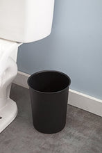 Load image into Gallery viewer, Kenney Storage Made Simple Plastic Waste Basket, Black