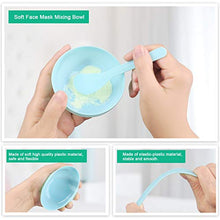 Load image into Gallery viewer, Face Mask Mixing Bowl Set, Facial Mask Mixing Tool Kit with Plastic Mask Bowl Silicone Mask Brushes Measuring Cup Stick Spatulas Facial Sponge (10PCS)