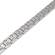 Load image into Gallery viewer, MagnetRX® Women's Ultra Strength Magnetic Therapy Bracelet - Arthritis Pain Relief & Carpal Tunnel Titanium Magnetic Bracelets for Women - Adjustable Length with Sizing Tool (Silver & Gold)