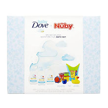 Load image into Gallery viewer, Baby Dove + Nuby Splish Splash Bathtime Gift Set Rich Moisture Dermatologist Tested