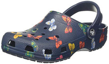 Load image into Gallery viewer, Crocs Men's and Women's Classic Vacay Vibes Clog|Casual Slip On Water Shoe, Butterfly, 8 US 6 US M US