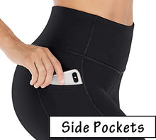 Load image into Gallery viewer, Heathyoga Fleece Lined Leggings for Women High Waist Leggings with Pockets Thermal Yoga Pants Women's Winter Leggings Black