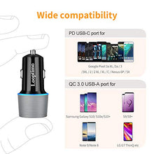Load image into Gallery viewer, Fast USB C Car Charger,Compatible with Google Pixel 6/6 Pro/5a/5/4a/4/4 XL/3 XL/3/3a XL/3a/2 XL/2/XL, 30W Power Delivery & Quick Charge 3.0 Car Adapter (Fast Charging Type C Cable 3.3Ft Included)