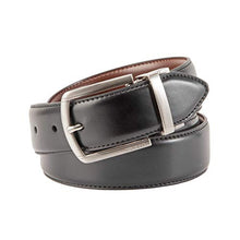 Load image into Gallery viewer, Tommy Hilfiger Men's Reversible Belt, Rich Black/Brown, Medium (34-36)