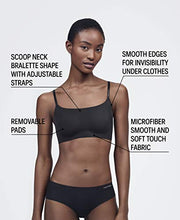 Load image into Gallery viewer, Calvin Klein womens Invisibles Comfort Seamless Adjustable Skinny Strap Bralette Bra bare X-Large