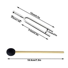 Load image into Gallery viewer, S-Mechanic Tuning Fork, 3 Pack A440Hz Tuning Fork - Standard A 440 Hz Violin Guitar Tuner Musical Instrument with Silicone Hammer