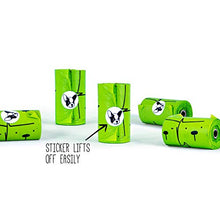 Load image into Gallery viewer, Compostable Dog Poop Bags | 10% to Charity | Biodegradable Vegetable Based | Eco and Earth Friendly Disposable Doggie Waste Baggies | Leakproof and Zero Odor Green Pet Supplies | Easy Compost Disposal
