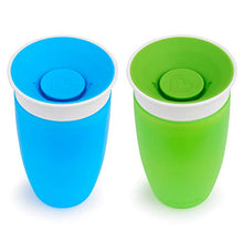 Load image into Gallery viewer, Munchkin Miracle 360 Sippy Cup, Green/Blue, 10 Oz, 2 Count