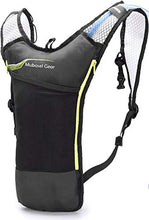 Load image into Gallery viewer, Mubasel Gear Hydration Backpack Pack with 2L BPA Free Bladder - Lightweight Pack Keeps Liquid Cool Up to 4 Hours - Great Storage Compartments - Outdoor Sports Gear for Running Hiking Cycling Skiing