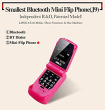 Load image into Gallery viewer, LONG-CZ J9 World Mini Smallest Flip Mobile Phone Unlocked (Black)