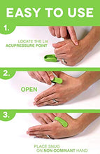 Load image into Gallery viewer, Aculief - Award Winning Natural Headache, Migraine, Tension Relief Wearable – Supporting Acupressure Relaxation, Stress Alleviation, Soothing Muscle Pain - Simple, Easy, Effective 1 Pack - (Green)