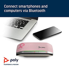 Load image into Gallery viewer, Poly – Sync 20 USB-A Pink Personal -Bluetooth Smart -Speakerphone (Plantronics) - Connect to Cell Phone via -Bluetooth, PC/Mac via Included USB-A -Cable - Works with Teams, Zoom (Certified) & more