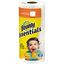 Load image into Gallery viewer, Bounty Essentials 2-Ply Paper Towels, 11" x 10 1/4", Print, 78 Sheets Per Roll, 1 Roll