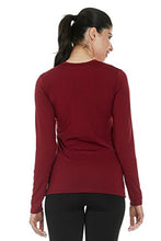 Load image into Gallery viewer, Thermajane Thermal Shirts for Women Long Sleeve Winter Tops Thermal Undershirt for Women (Red, Large)