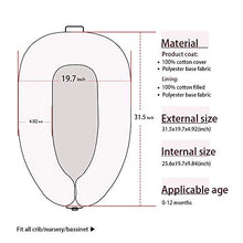 Load image into Gallery viewer, Mamibaby Baby Lounger, Baby Nest Moose Newborn Lounger Perfect for Co Sleeping, Moose Portable Crib Baby Bed Bassinet Snuggle Bed for Travel, Suitable for 0-12 Months