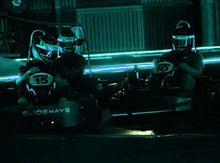 Load image into Gallery viewer, Glow in The Dark Paint - 32oz - Electric Blue - Acrylic Water Based Glow in The Dark Paints for Art, Theater, Safety Exit Signs, Wall Art, Halloween, Professional Grade Quality