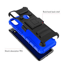 Load image into Gallery viewer, CaseTank for T-Mobile Revvl 4 Case,TCL Revvl 4 Case W Built-in Kickstand Heavy Duty Shockproof Hard PC Back& Soft TPU Inner Armor,Blue