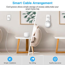 Load image into Gallery viewer, Koroao Outlet Holder Only for Google Nest WiFi Point, No Tools Required and No Cord Clutter Easy Moved Holder Bracket Compatible with Google Nest WiFi Point (3-Pack)