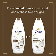 Load image into Gallery viewer, Dove Purely Pampering Body Wash for Dry Skin Coconut Butter and Cocoa Butter Effectively Washes Away Bacteria While Nourishing Your Skin 22 oz, 4 count
