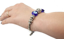 Load image into Gallery viewer, Nazareth Store Blue Beads Evil Eye Bracelet Hamsa Hand of Fatima for Men Women Stretch Bracelets Lucky Charm