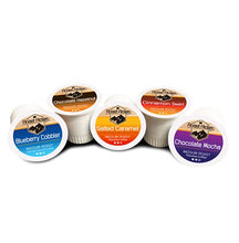 Load image into Gallery viewer, Roast Ridge Single Serve Coffee Pods for Keurig K-Cup Brewers, Variety Pack, Medium Roast, 100 Count (20 each: Blueberry Cobbler, Chocolate Hazelnut, Salted Caramel, Cinnamon Swirl, Chocolate Mocha)