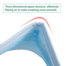 Load image into Gallery viewer, Sfavereak 50pcs Disposable Face Mask 3 Layers Safety Masks With Elastic Ear Loop Comfortable for Blocking Dust Air Pollution Protection, 1count