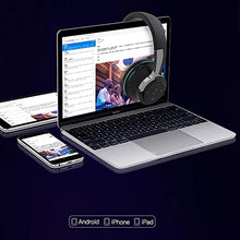 Load image into Gallery viewer, Wireless Headphones On Ear with Mic,Bluetooth Headset Foldable Headphone,Sport Earphones Headset for Gaming/Running/PC,Ideal Christmas Gift for Women Men Kids