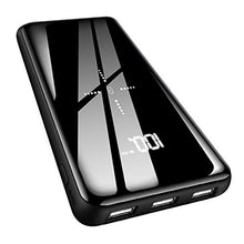 Load image into Gallery viewer, Wireless Portable Charger Power Bank 25000mAh - High Capacity with LCD Digital Display,3 USB Output & Dual Input External Battery Pack Compatible with Smart Phones,Android Phone,Tablet and More