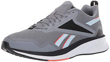 Load image into Gallery viewer, Reebok Men's Unisex FUSIUM Run LITE Shoe, Cold Grey/Glass Blue/Vivid Orange, 7.5