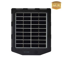 Load image into Gallery viewer, Trail Camera Solar Panel, WingHome Solar Battery Charger Kit 12V/1A 6V/1.5A with Build-in 2000mAH Rechargeable Lithium Battery IP66 Waterproof Hunting Accessory