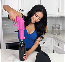 Load image into Gallery viewer, WineOvation Electric Gun Wine Opener (Pink) WNO-01P - Open your Wine Bottle fast and without hassle - Great for Gun Enthusiasts and Wine Lovers