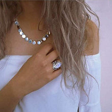 Load image into Gallery viewer, Zhiwen Antique Boho 925 Silver Natural Moonstone Women Jewelry Elegant Gemstone Wedding Ring Size 6-10 (US Code 10)