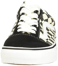 Load image into Gallery viewer, Vans Unisex Old Skool Classic Skate Shoes, (Primary Checkered) Black/White, 9.5 Women/8 Men