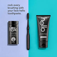 Load image into Gallery viewer, hello Manual Adult Toothbrush With Reusable Charcoal Modern Aluminum Handle & 4 Soft Replacement Heads, Bpa-free, 4 count