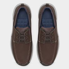 Load image into Gallery viewer, OTHUME Casual Boat Shoes for Men Comfortable, Mens Deck Shoes Penny Loafers & Slip-ons Sneakers XXDX002M-RH-US-TAUPE-9.5 Brown