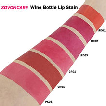 Load image into Gallery viewer, SOVONCARE 6 Color Wine Lip Tint, Matte Liquid Lipstick Waterproof Natural Lip Stains Set Long Lasting Wine Bottle Lip Gloss Makeup Gift Idea for Girls & Women