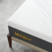 Load image into Gallery viewer, Molblly 12 Inches Queen Size Mattress, Gel Memory Foam Mattress in a Box, Back Pain Relief & Cool Bed,10-Year Support Mattress, Ultimate Motion Isolation, Fiberglass Free, Premium Queen Bed
