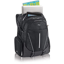 Load image into Gallery viewer, Solo New York Rival 17.3 Inch Laptop Backpack with Hardshell Side Pockets, Black