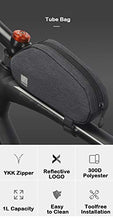 Load image into Gallery viewer, Roswheel Essentials Series 121468 Bike Frame Bag Bicycle Top Tube Pack Cycling Accessories Pouch Cell Phone Holder, Black